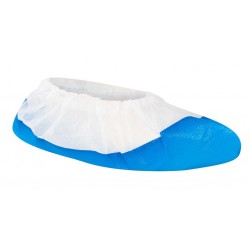 PP Blue Shoe Covers Non Woven Reinforced Sole (50)