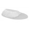 PP White Shoe Covers Non Woven Reinforced Sole (50)