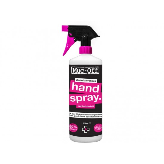 Muc-off Hand Spray 1000ml 80% Alcohol 20243