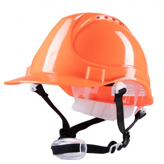 Polstar Helmet ABS 4 Point YS-4 Chin Strap Orange