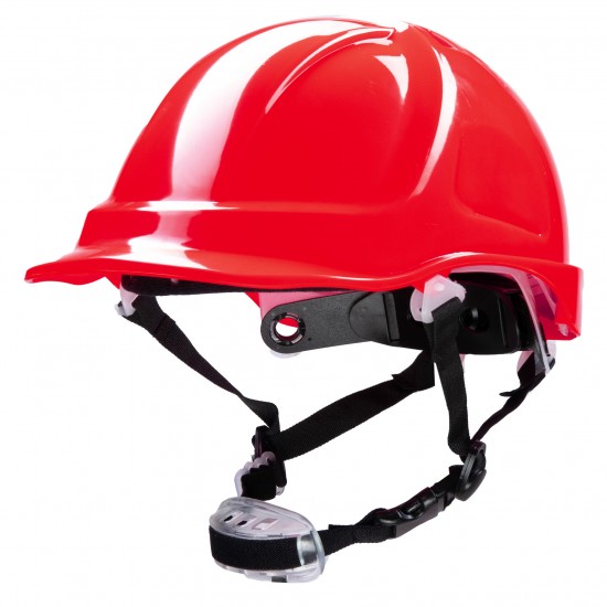 Polstar Helmet ABS 4 Point Knob YS-7 Chin Strap Red